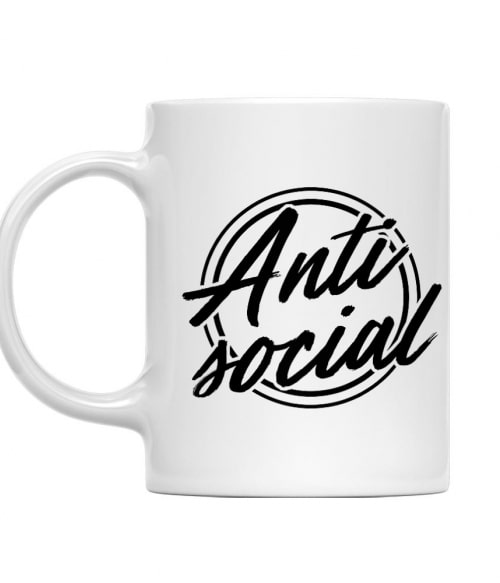 Antisocial logo Antiszociális Bögre - Személyiség