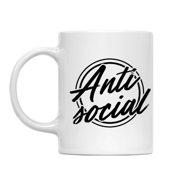 Antisocial logo - Bögre