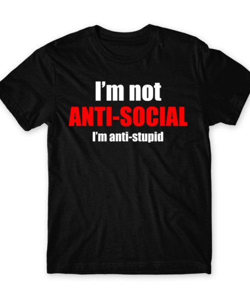 Antistupid Antiszociális Póló - Személyiség
