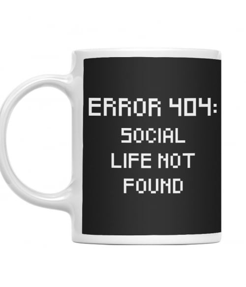 Error 404 Antiszociális Bögre - Személyiség