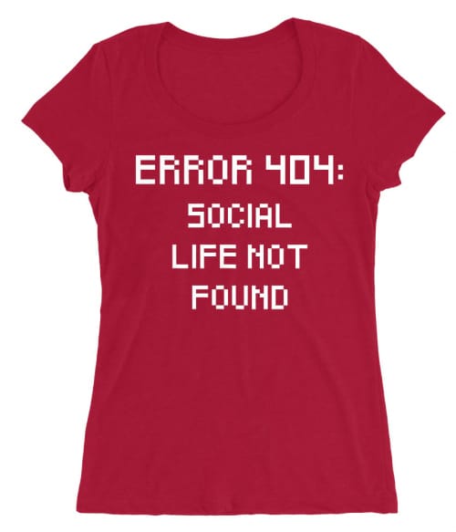Error 404 Póló - Ha Antisocial rajongó ezeket a pólókat tuti imádni fogod!