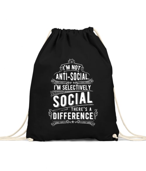 Selectively social Póló - Ha Antisocial rajongó ezeket a pólókat tuti imádni fogod!