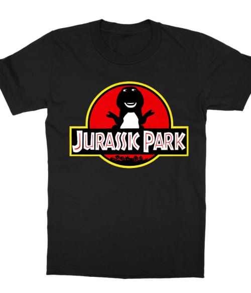 Jurassic Barnie Jurassic Park Gyerek Póló - Scifi