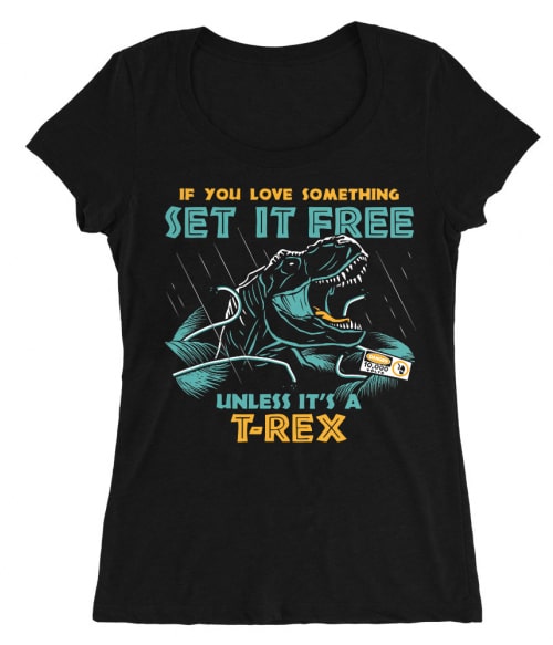 Set it free Póló - Ha Jurassic Park rajongó ezeket a pólókat tuti imádni fogod!