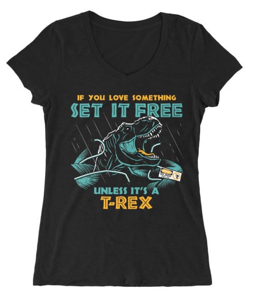 Set it free Póló - Ha Jurassic Park rajongó ezeket a pólókat tuti imádni fogod!