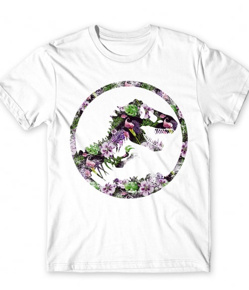 Tropical jurassic logo Póló - Ha Jurassic Park rajongó ezeket a pólókat tuti imádni fogod!
