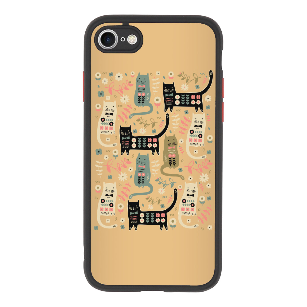 Cat pattern Apple iPhone Telefontok