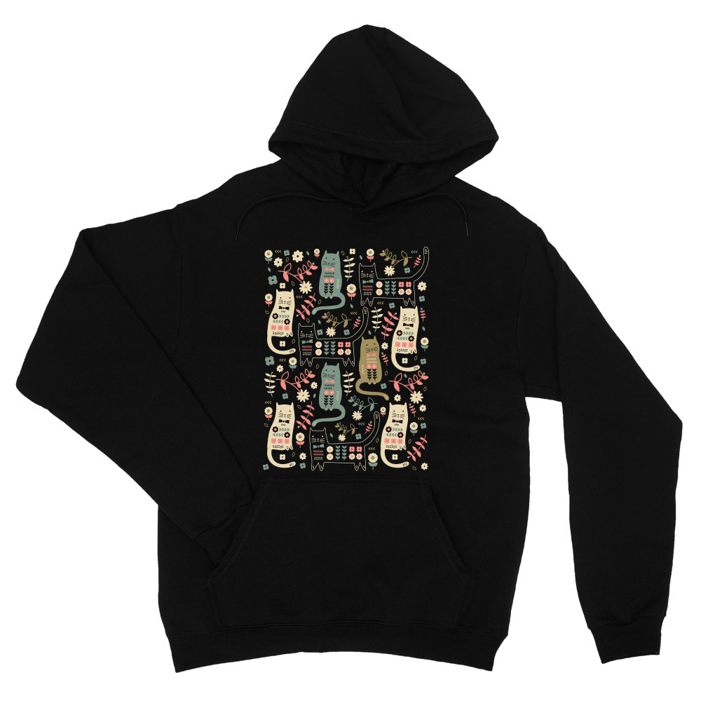Cat pattern Unisex Pulóver