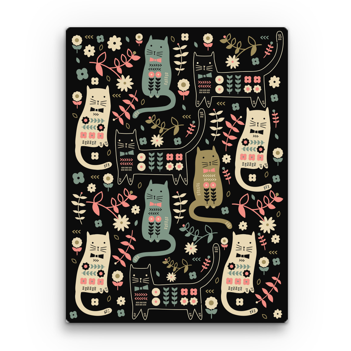 Cat pattern Vászonkép