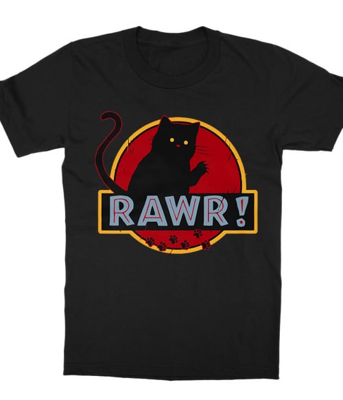 Jurassic cat rawr Póló - Ha Cat rajongó ezeket a pólókat tuti imádni fogod!