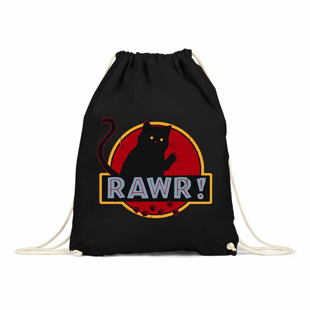 Jurassic cat rawr Tornazsák