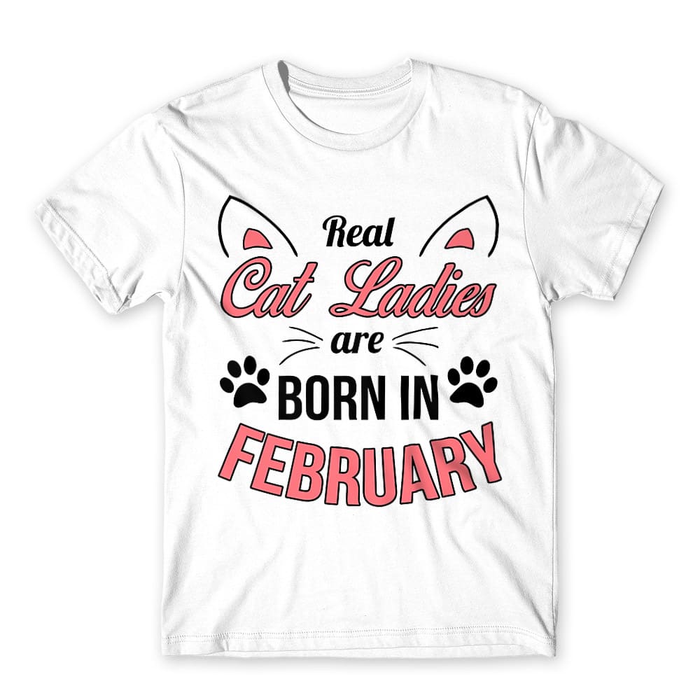 Real cat ladies february Férfi Póló