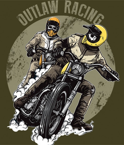 Outlaw Racing Motoros Pólók, Pulóverek, Bögrék - Motoros