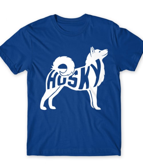 Husky silhouette Póló - Ha Dog rajongó ezeket a pólókat tuti imádni fogod!