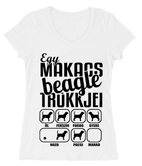 Makacs beagle Póló - Ha Dog rajongó ezeket a pólókat tuti imádni fogod!
