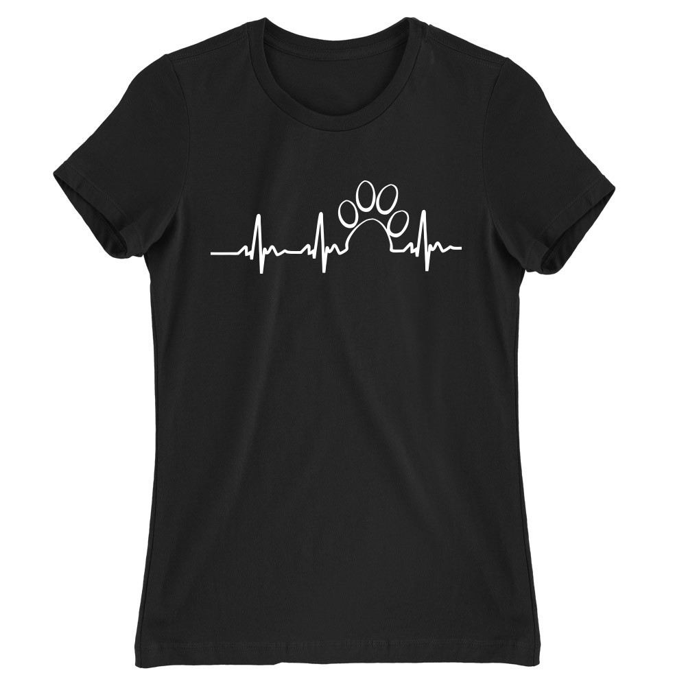 Paw heartbeat Női Póló
