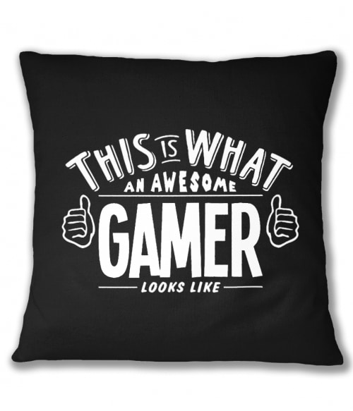 Awesome gamer Gamer Párnahuzat - Gaming