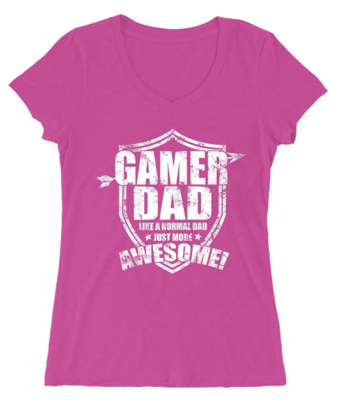 Awesome gamer dad Póló - Ha Gamer rajongó ezeket a pólókat tuti imádni fogod!