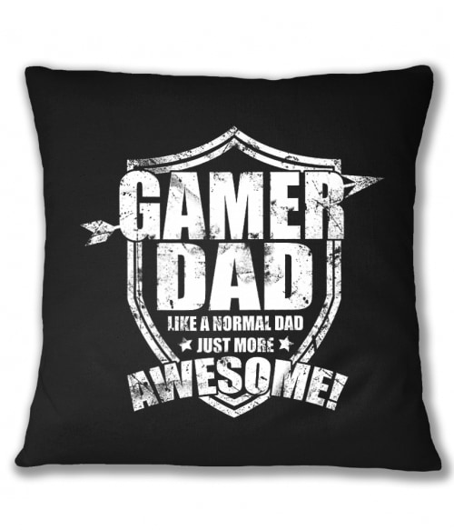 Awesome gamer dad Gamer Párnahuzat - Gaming