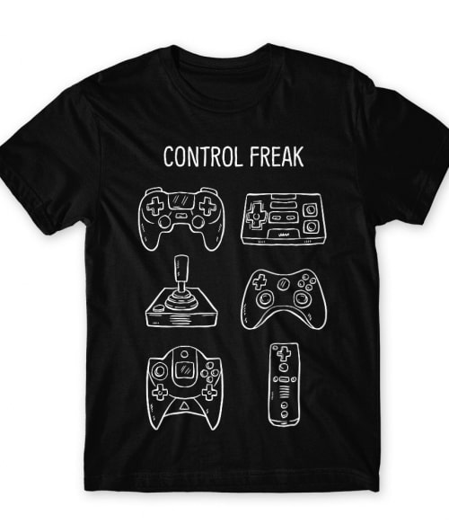 Control freak Póló - Ha Gamer rajongó ezeket a pólókat tuti imádni fogod!