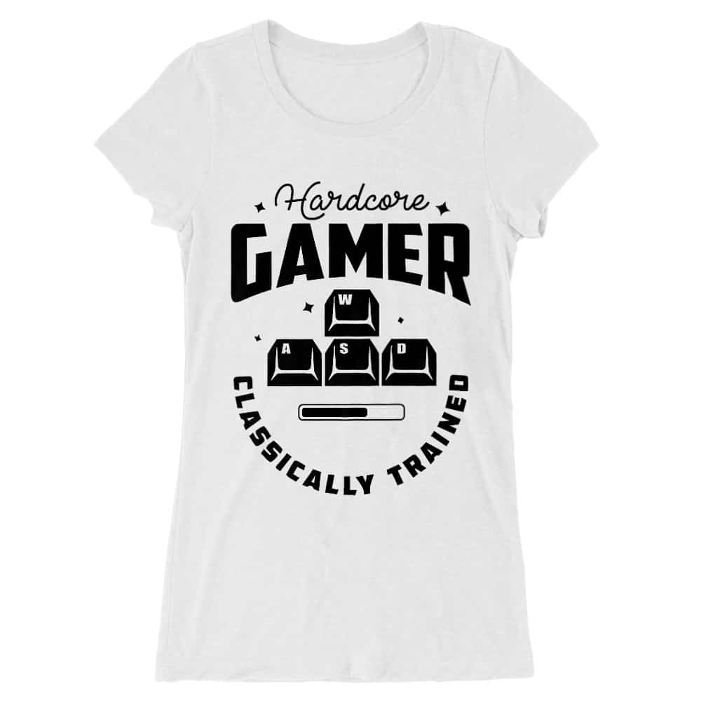 Hardcore gamer Női Hosszított Póló