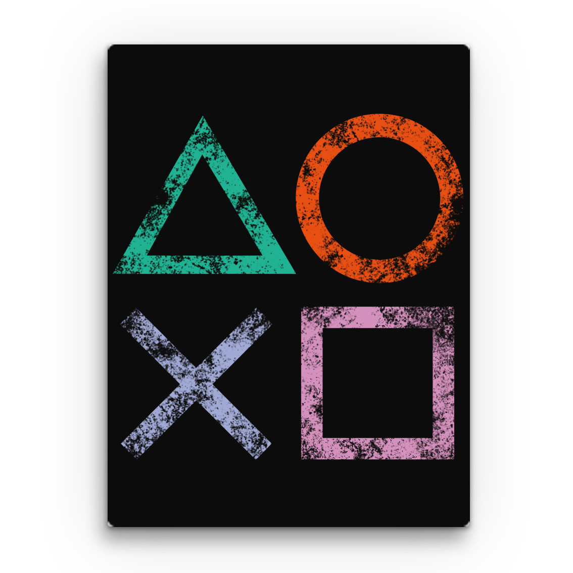 Playstation symbols Vászonkép