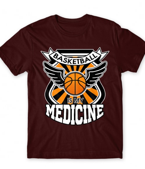 Basketball is my Medicine Labdajáték Póló - Sport