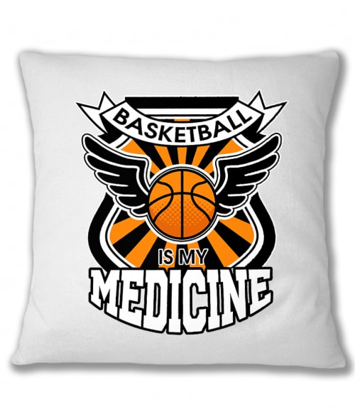 Basketball is my Medicine Kosaras Párnahuzat - Sport