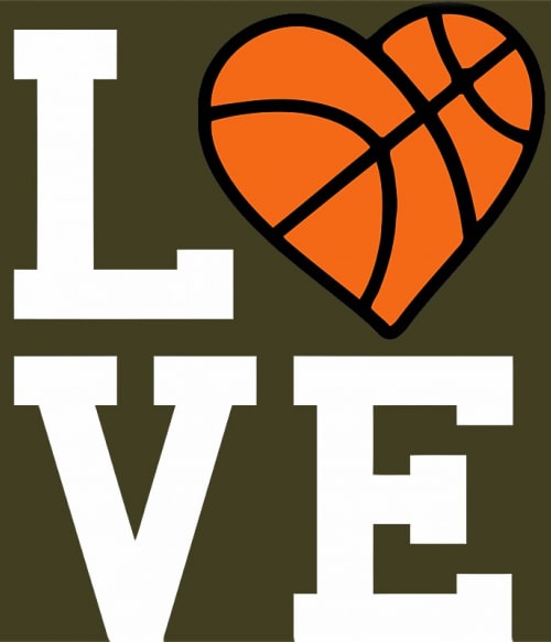 Basketball Love Kosaras Pólók, Pulóverek, Bögrék - Sport