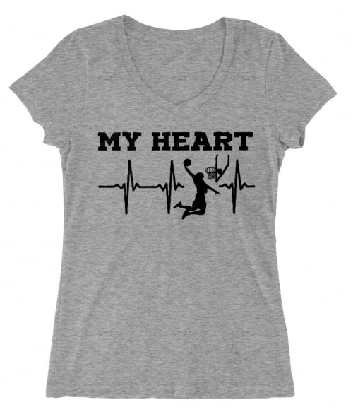My Heart Póló - Ha Basketball rajongó ezeket a pólókat tuti imádni fogod!