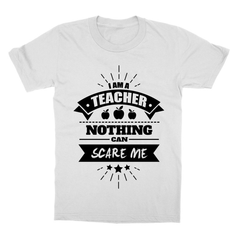 I'm a teacher, nothing can scare me