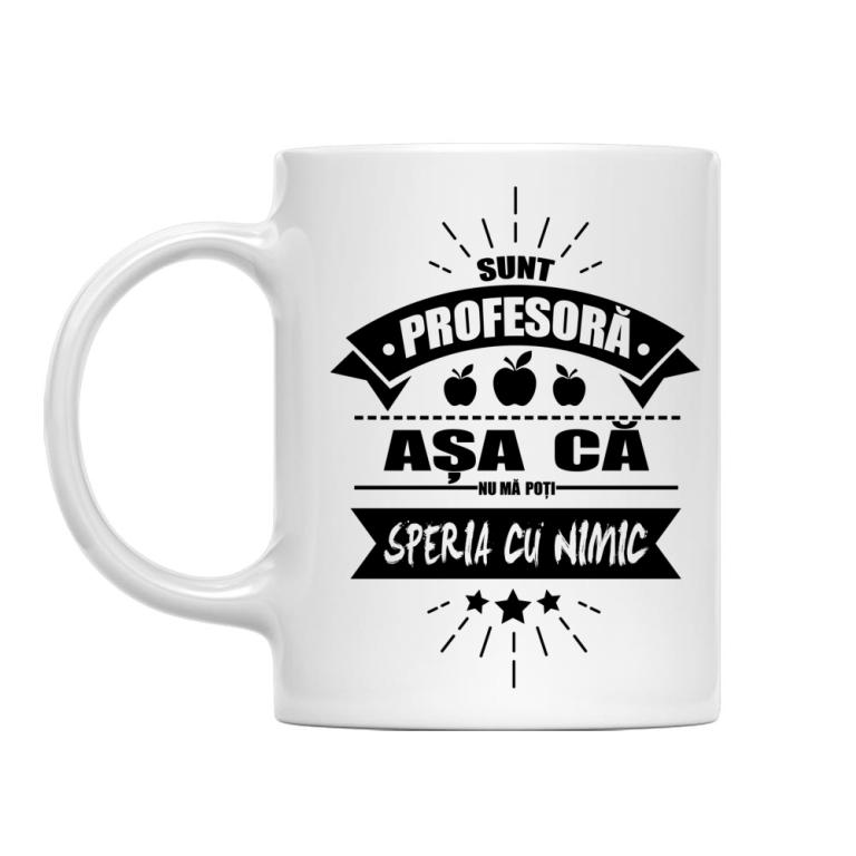 Sunt profesor, nu mă poți speria cu nimic