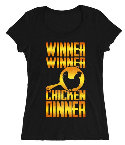 Winner winner chicken dinner Póló - Ha Playerunknowns Battlegrounds rajongó ezeket a pólókat tuti imádni fogod!