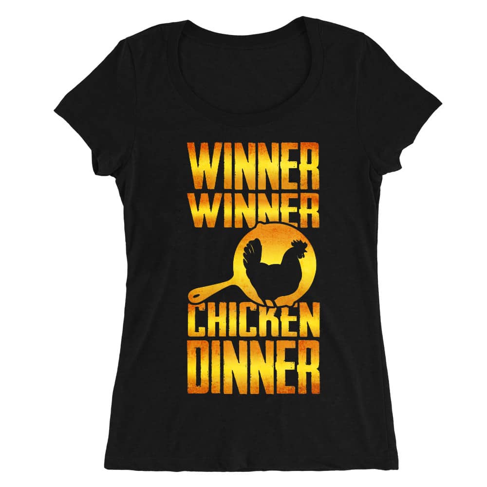 Winner winner chicken dinner Női O-nyakú Póló