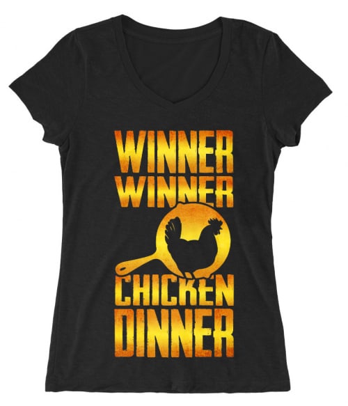 Winner winner chicken dinner Póló - Ha Playerunknowns Battlegrounds rajongó ezeket a pólókat tuti imádni fogod!