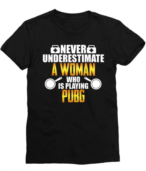Woman PUBG Póló - Ha Playerunknowns Battlegrounds rajongó ezeket a pólókat tuti imádni fogod!