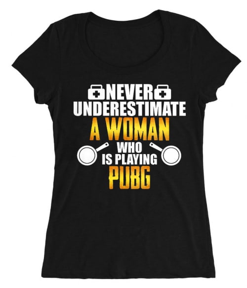 Woman PUBG Póló - Ha Playerunknowns Battlegrounds rajongó ezeket a pólókat tuti imádni fogod!