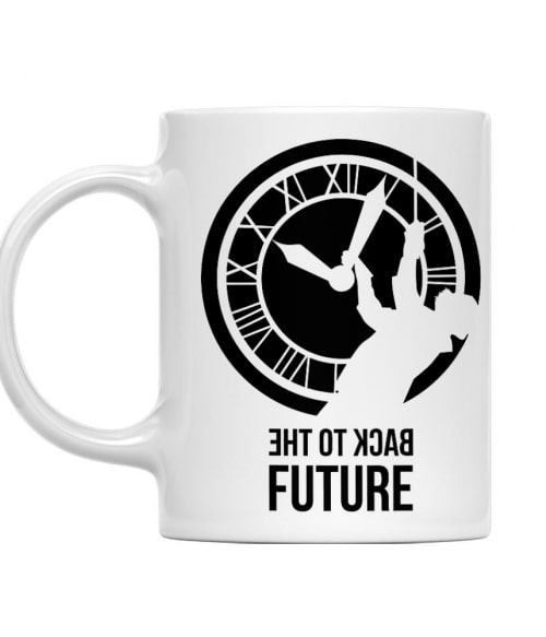 Back to the Future Clock Scifi Bögre - Vissza a jövőbe