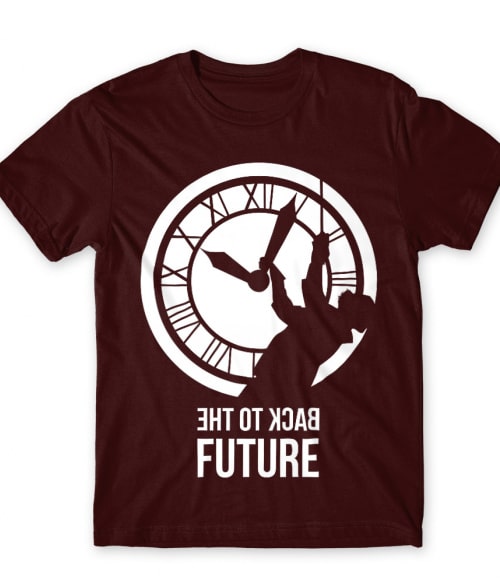 Back to the Future Clock Scifi Póló - Vissza a jövőbe