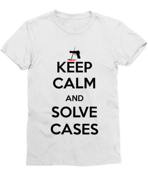 Keep Calm and Solve Cases Póló - Ha Castle rajongó ezeket a pólókat tuti imádni fogod!
