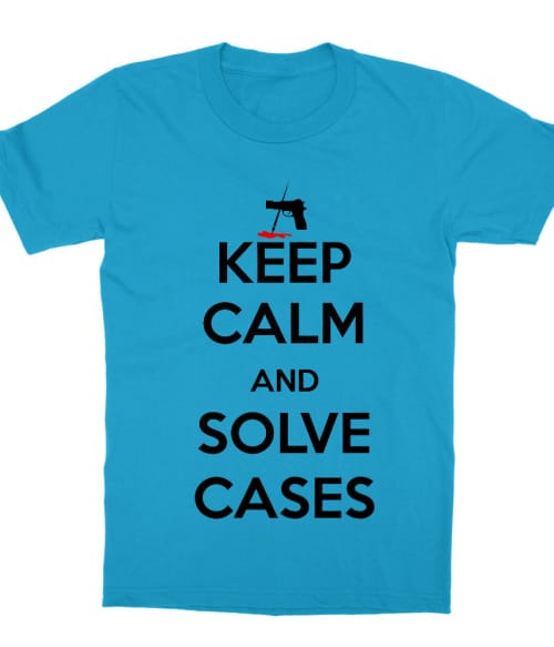 Keep Calm and Solve Cases Póló - Ha Castle rajongó ezeket a pólókat tuti imádni fogod!