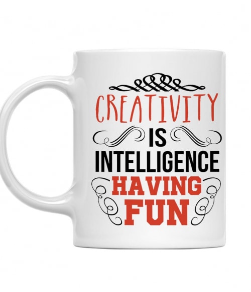 Creativity is intelligence having fun Általános művészet Bögre - Művészet