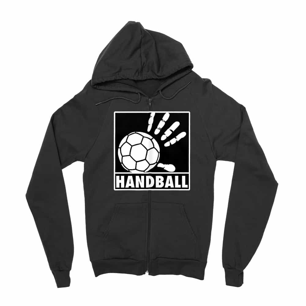 Handball Hand Zipzáros Pulóver