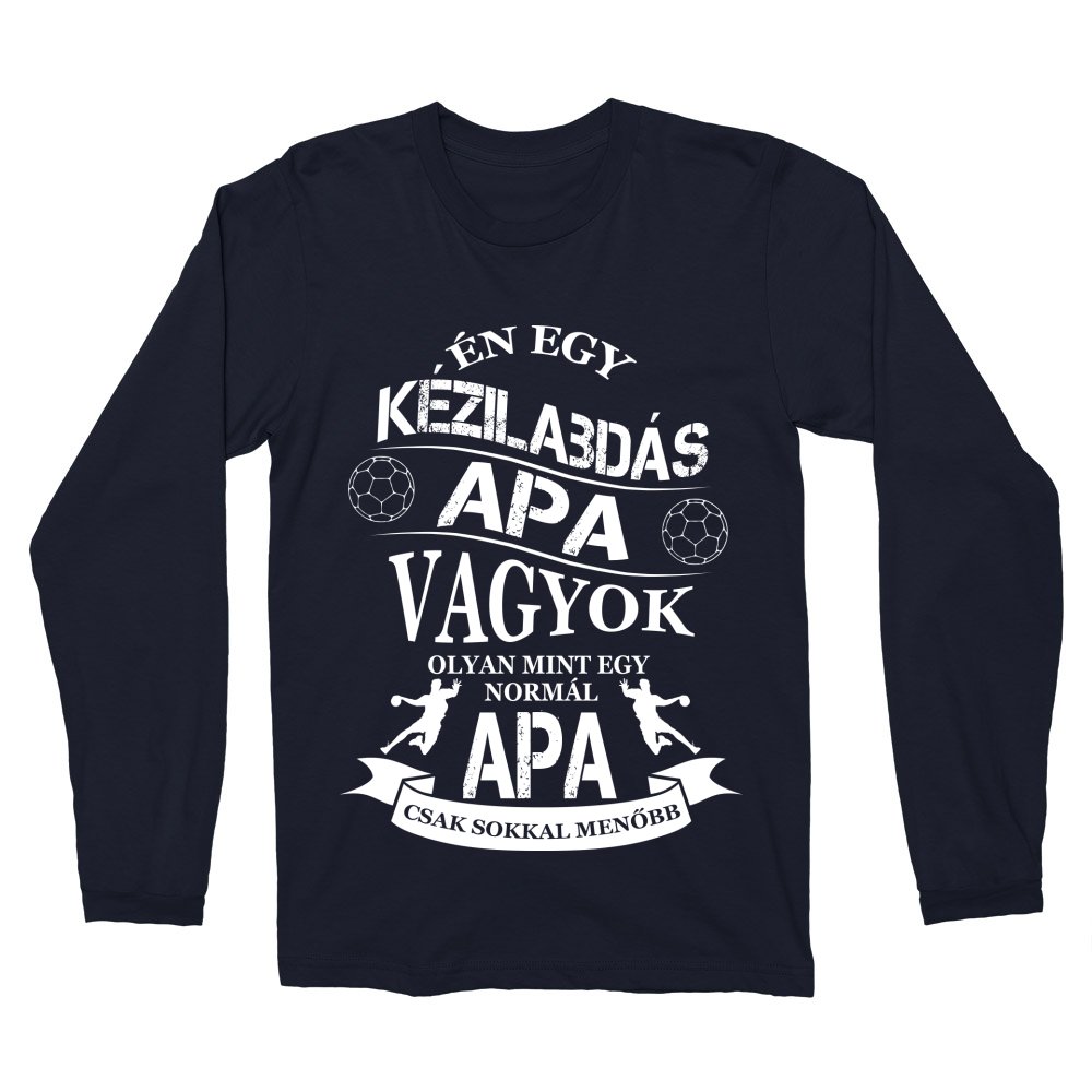 Kézilabdás Apa Férfi Hosszúujjú Póló