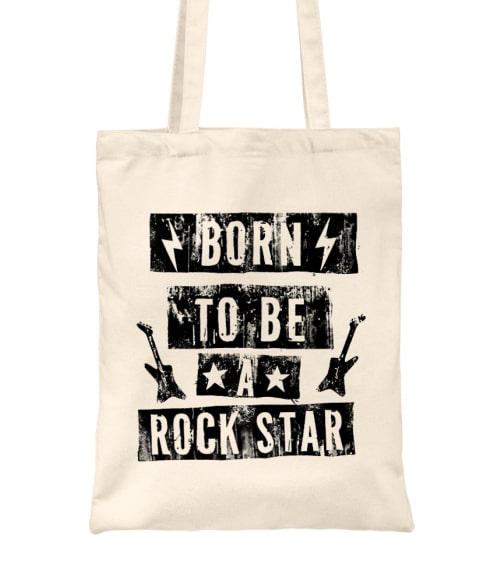 Born to be a rockstar Rocker Táska - Zene