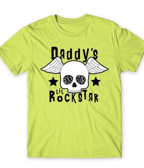 Daddy's lil rockstar Rocker Póló - Zene