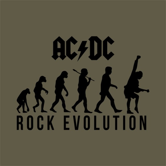 Rock evolution Rocker Pólók, Pulóverek, Bögrék - Zene
