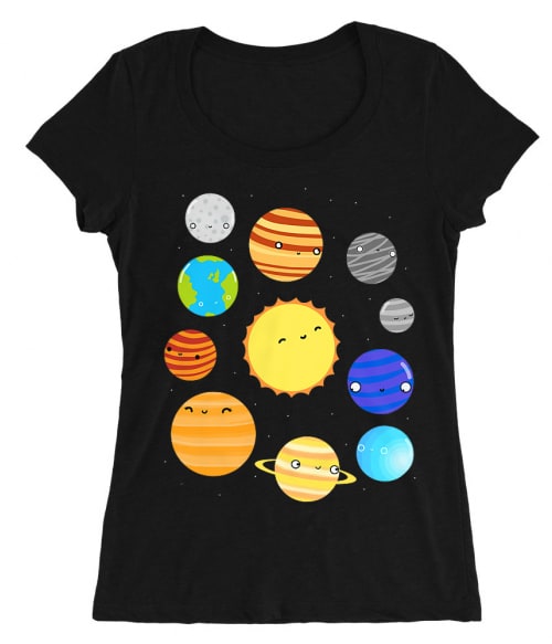 Cute planets Póló - Ha Astronomy rajongó ezeket a pólókat tuti imádni fogod!