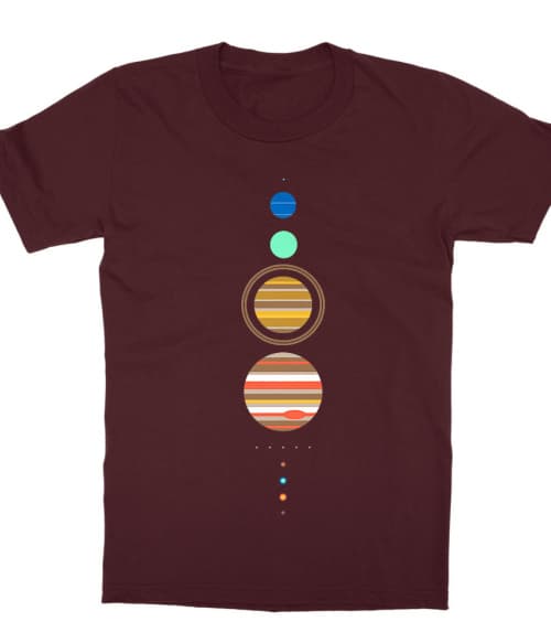 Solar system minimal Póló - Ha Astronomy rajongó ezeket a pólókat tuti imádni fogod!