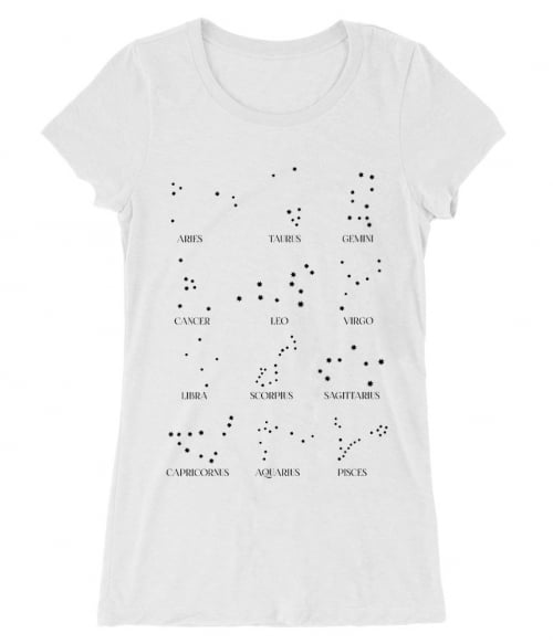 Zodiac star costellations Póló - Ha Astronomy rajongó ezeket a pólókat tuti imádni fogod!